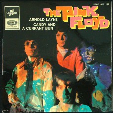 PINK FLOYD Arnold Layne / Candy And A Currant Bun / Interstellar Overdrive (Columbia – ESRF 1857) France 1967 PS EP (Psychedelic Rock)